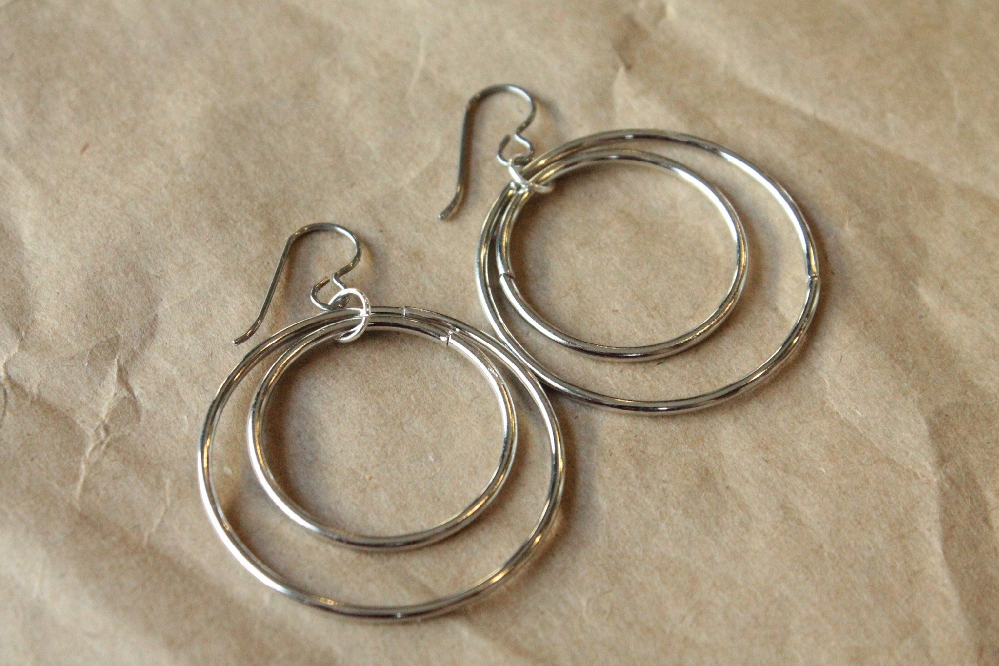 Amazon.com: uPrimor Rhodium Plated Hoop Earrings, Loops Round Earrings Set  for Women and Girls, 50mm: Clothing, Shoes & Jewelry
